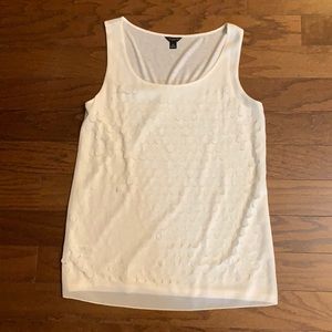 🔥NWOT Ann Taylor Off-White Blouse SizeXS Detailed